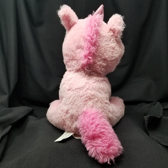 KELLY TOY PLUSH POODLE WITH PINK UNICORN COSTUME - Picture 8 of 9